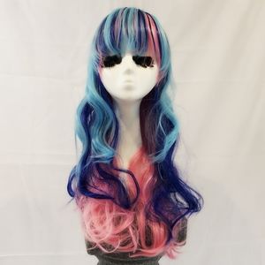 Brand New cosplay Wig Rainbow Pastel